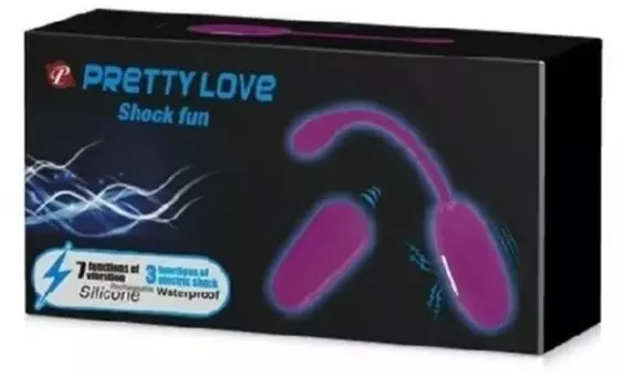 Vibrador Con Electroshock, Shock Fun, Pretty Love